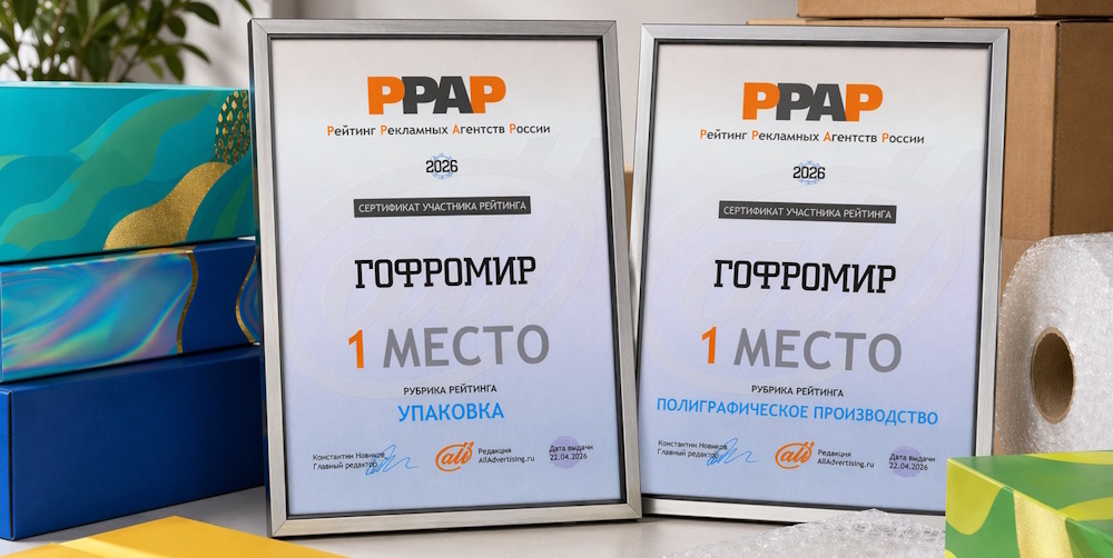 «Гофромир» стал лидером рейтинга РРАР в категории «Упаковка»