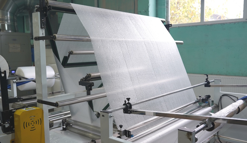 Изготовление воздушно-пузырьковой плёнки