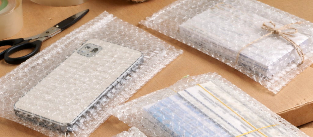 Какой стороной класть пупырчатую пленку, чтобы вещь не разбилась